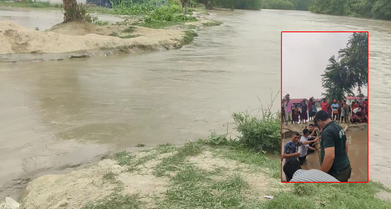 विराटनगर–१२ मा केशलिया खोला पस्यो बस्तीमा, १४५ घर डुबानको जोखिममा