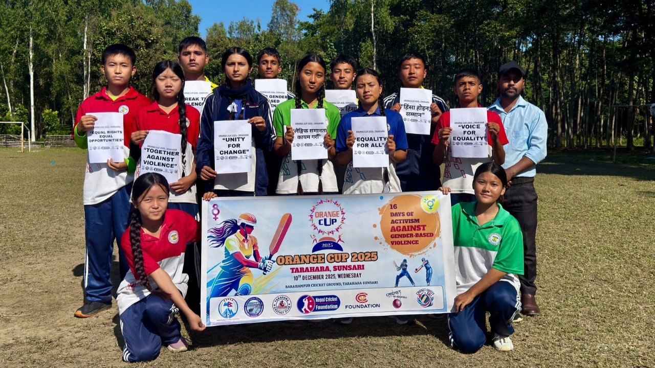 लैंगिक हिंसाविरूद्ध ‘ओरेञ्ज कप क्रिकेट’